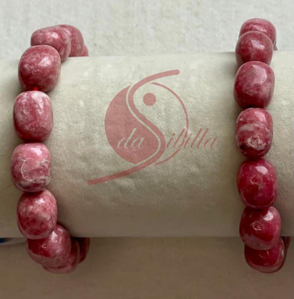Armband Thulit Nuggets, ca. 10–12 mm – Mut, Lebenskraft & Aufbruch